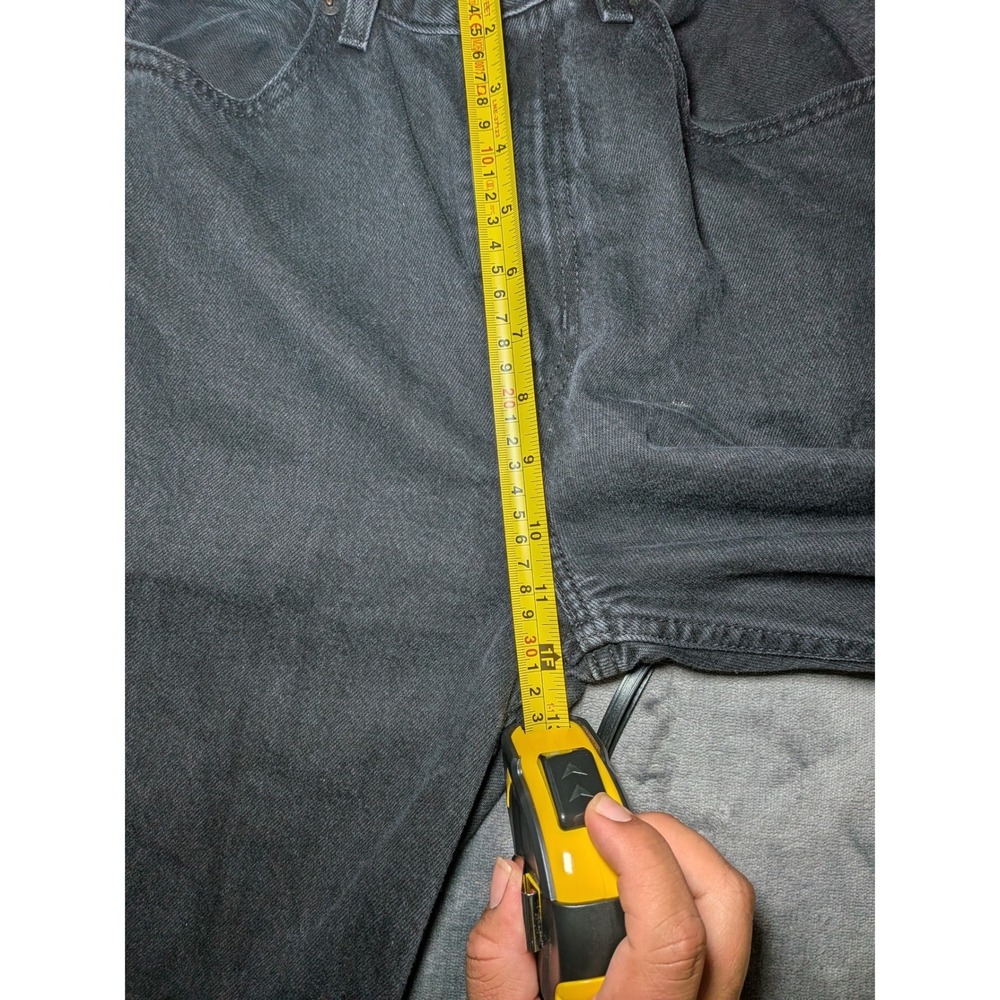 Levis 70s High Slim Straight Denim Jeans Womens Size 27 Black High Rise Cotton - Picture 5 of 8